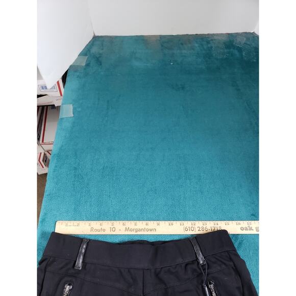 Parasuco Dress Pants Size Large Womens Black Stretch Mid Rise Straight Ankle NWT - Picture 8 of 11